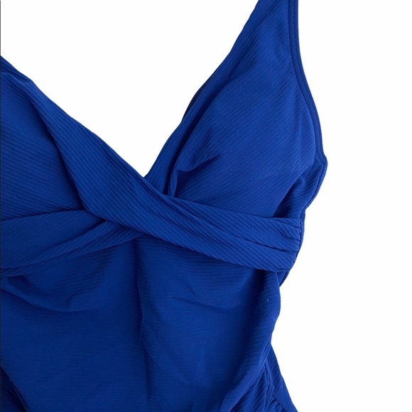 sea level ribbed one piece ocean blue - Picture 6 of 7